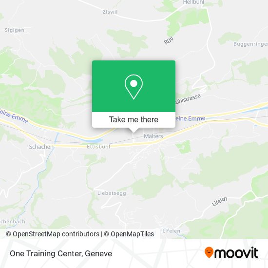 One Training Center map