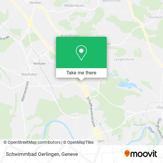 Schwimmbad Oerlingen map