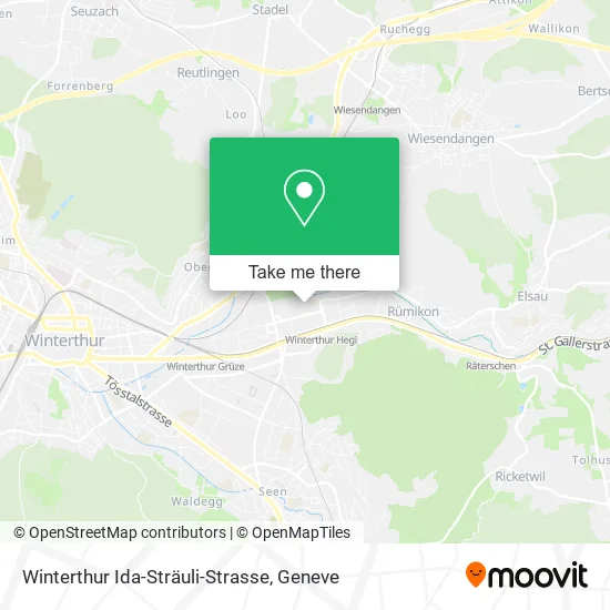 Winterthur Ida-Sträuli-Strasse map