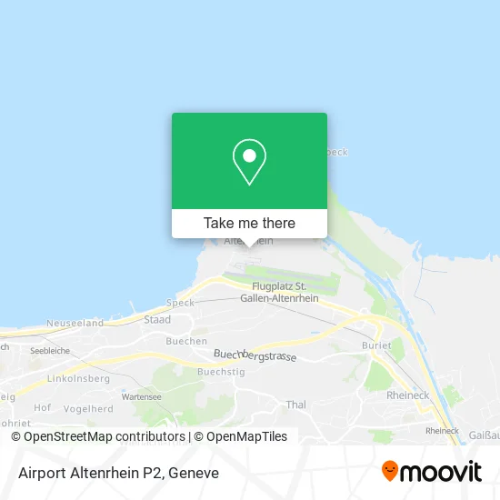Airport Altenrhein P2 map