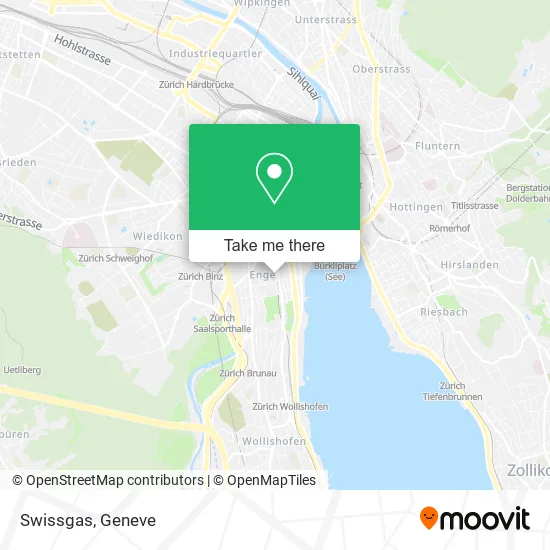 Swissgas map