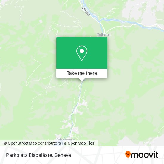 Parkplatz Eispaläste map