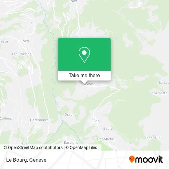 Le Bourg map