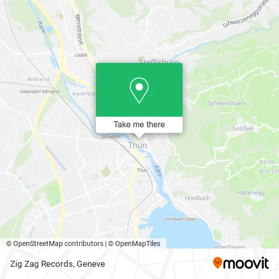 Zig Zag Records map