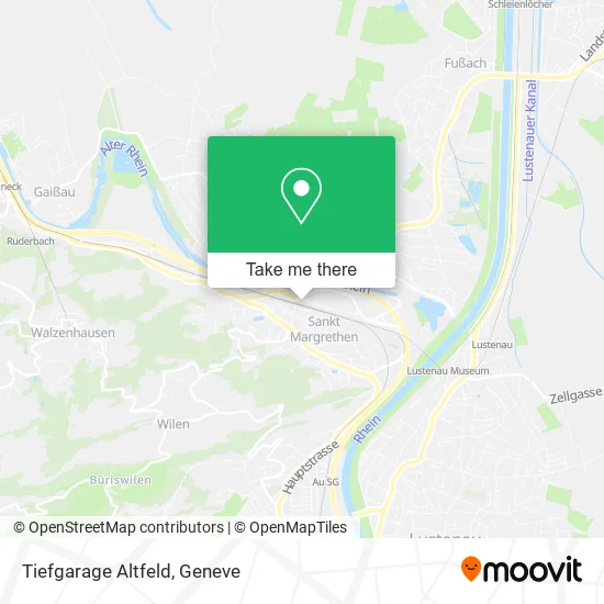 Tiefgarage Altfeld map
