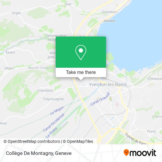 Collège De Montagny map