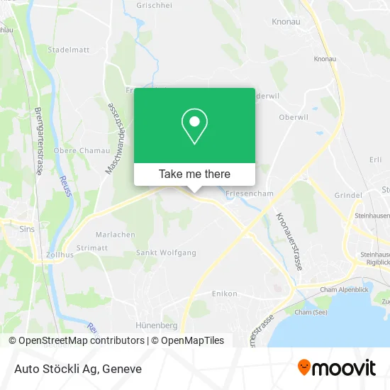 Auto Stöckli Ag map
