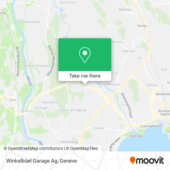 Winkelbüel Garage Ag map