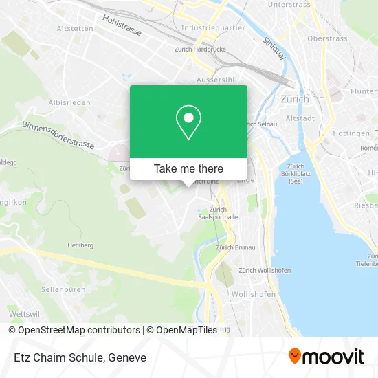Etz Chaim Schule map