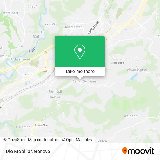 Die Mobiliar map