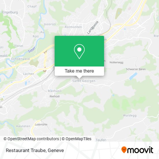 Restaurant Traube map