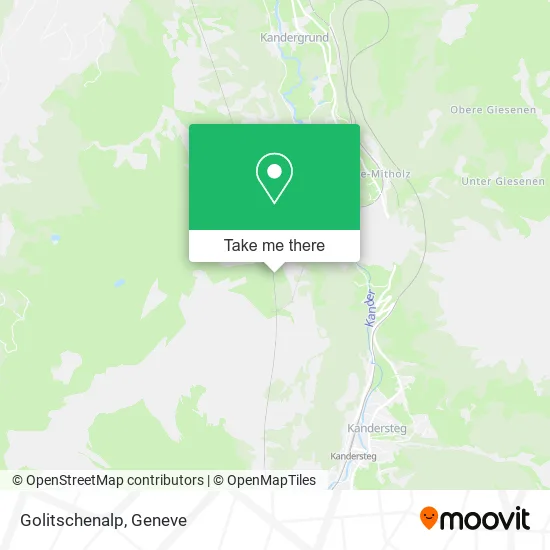 Golitschenalp map