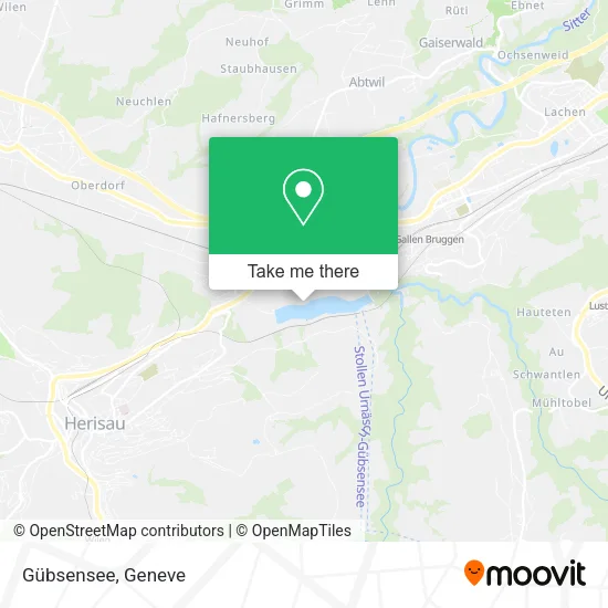 Gübsensee map