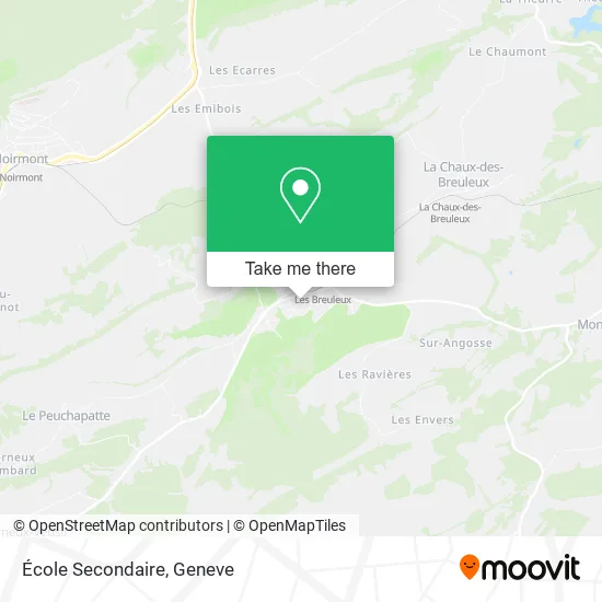 École Secondaire map