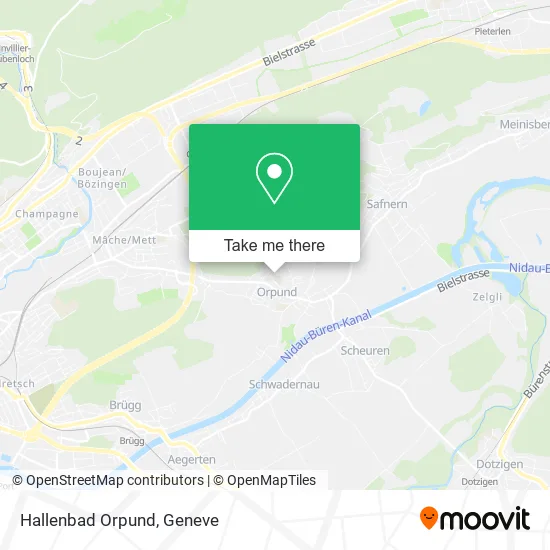 Hallenbad Orpund map