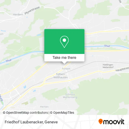 Friedhof Laubenacker map