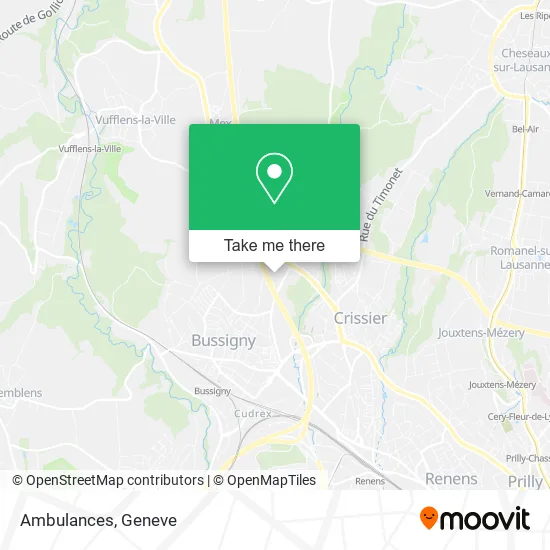 Ambulances map