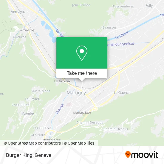 Burger King map