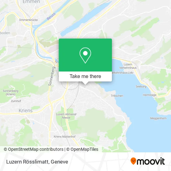 Luzern Rösslimatt map