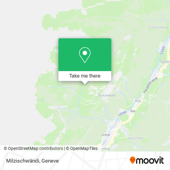 Milzischwändi map