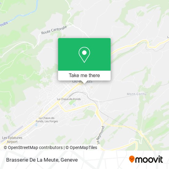 Brasserie De La Meute map