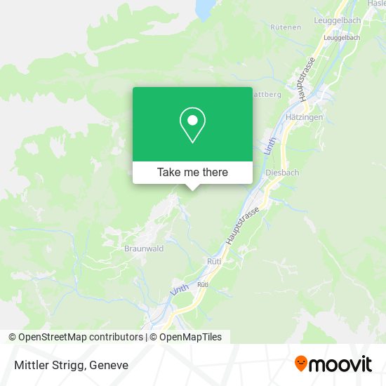 Mittler Strigg map