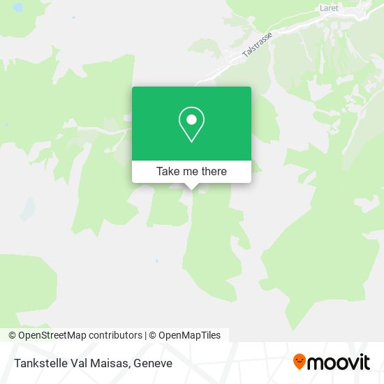 Tankstelle Val Maisas map