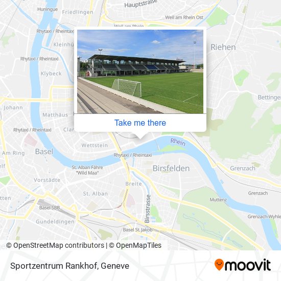 Sportzentrum Rankhof map