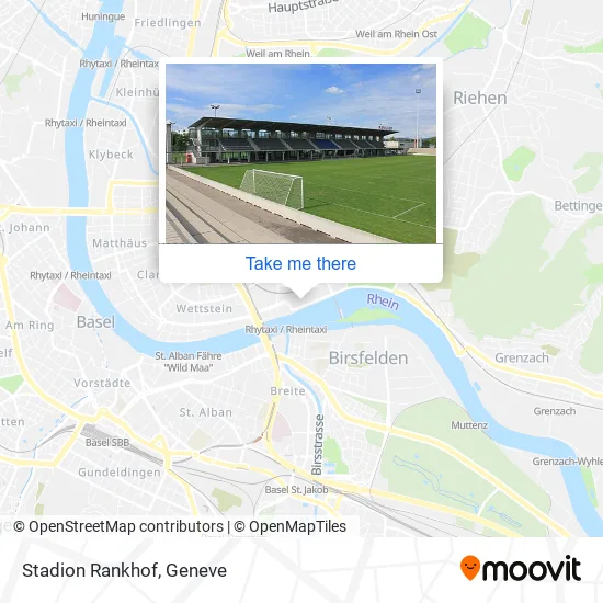 Stadion Rankhof map