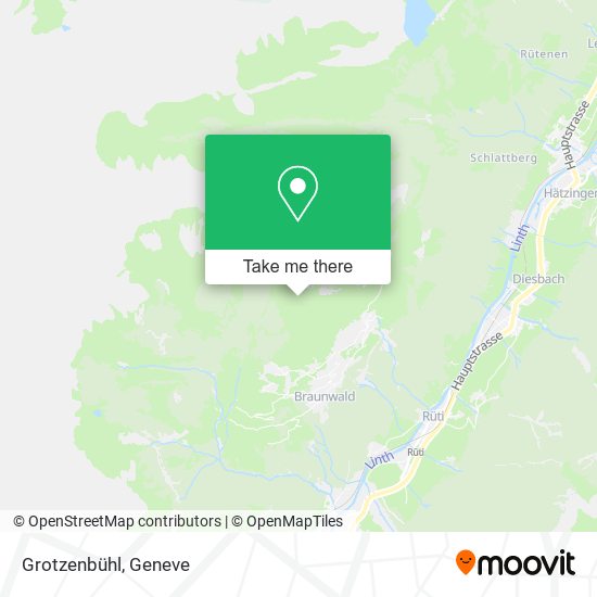 Grotzenbühl map