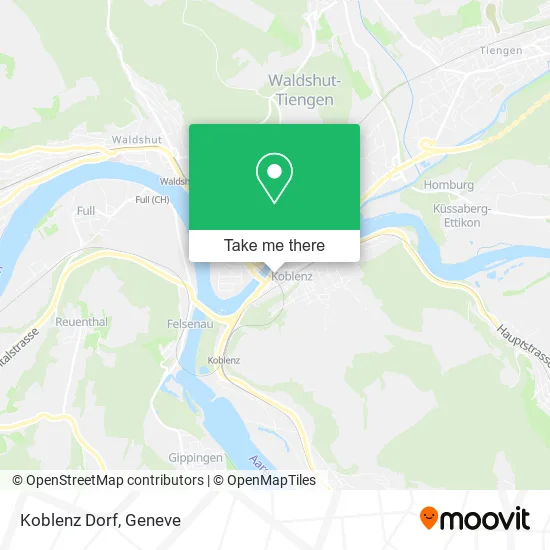 Koblenz Dorf map