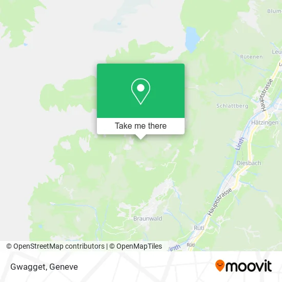 Gwagget map
