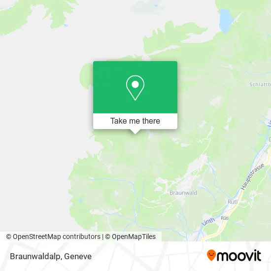 Braunwaldalp map