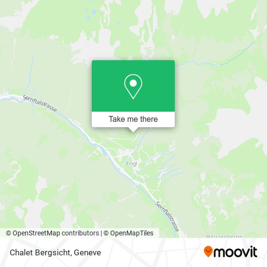 Chalet Bergsicht map