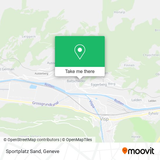 Sportplatz Sand map