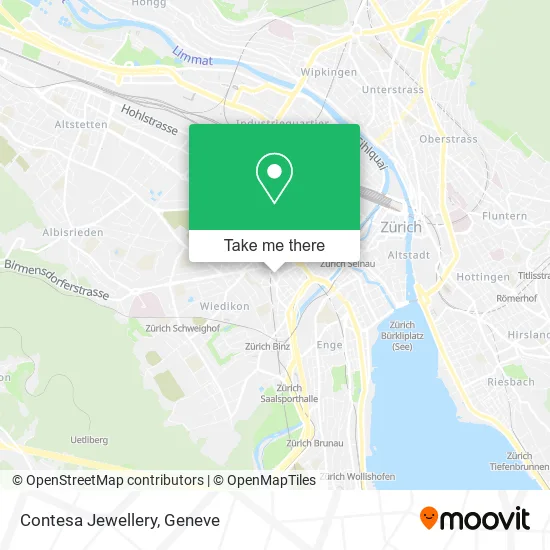 Contesa Jewellery map
