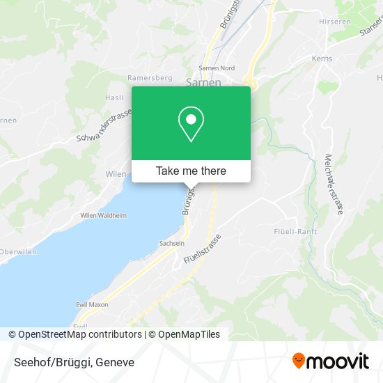 Seehof/Brüggi map