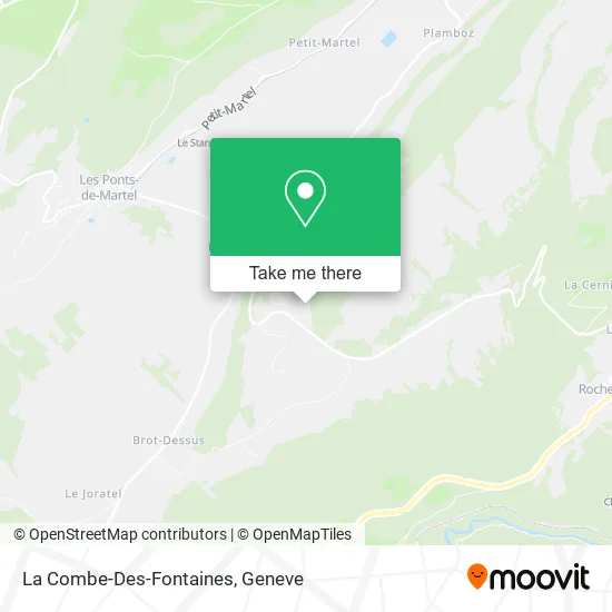 La Combe-Des-Fontaines map