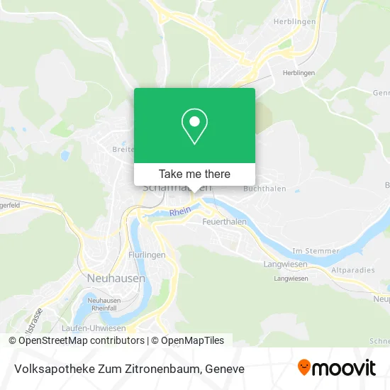 Volksapotheke Zum Zitronenbaum map