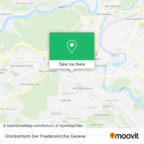 Glockenturm Der Friedenskirche map