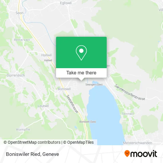 Boniswiler Ried map