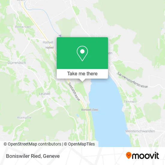Boniswiler Ried map