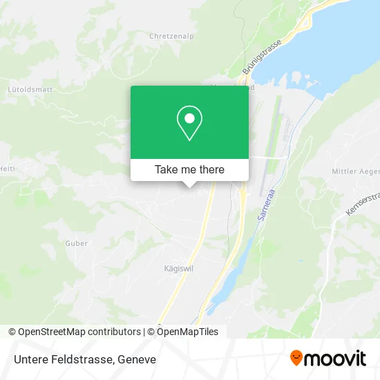 Untere Feldstrasse map