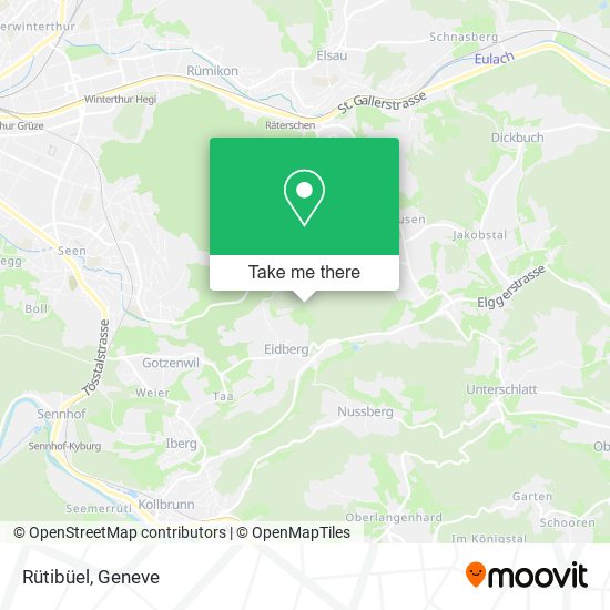Rütibüel map