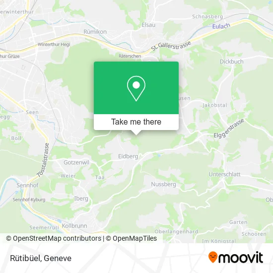 Rütibüel map