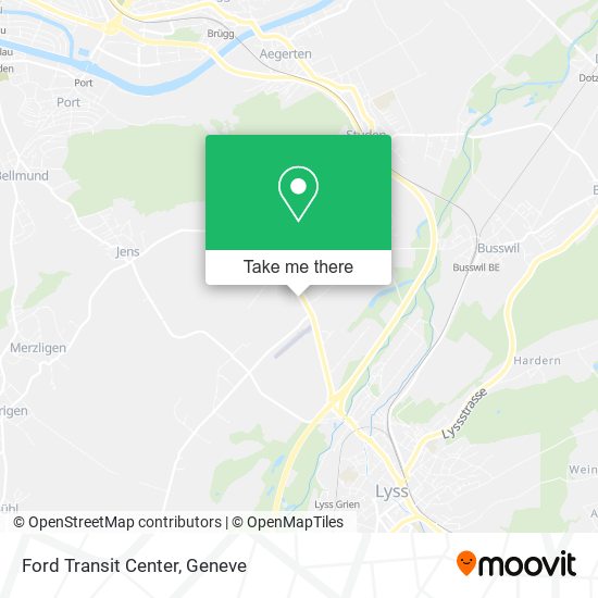 Ford Transit Center map
