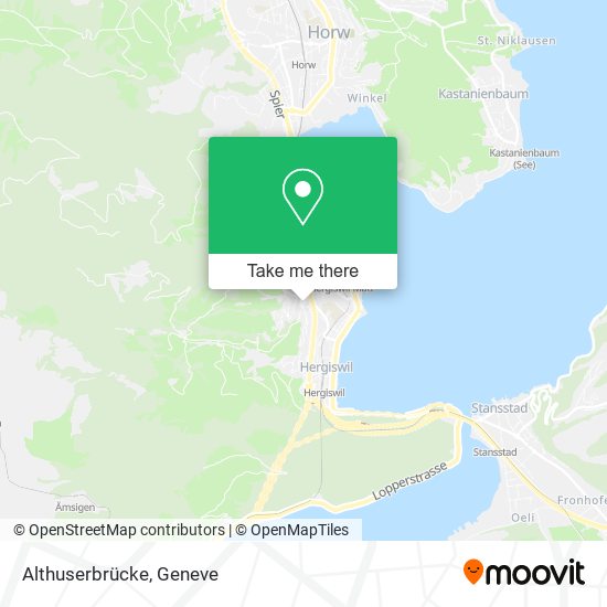Althuserbrücke map