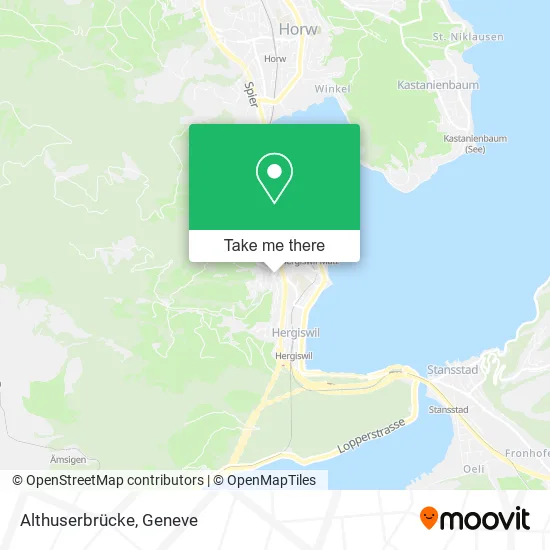 Althuserbrücke map