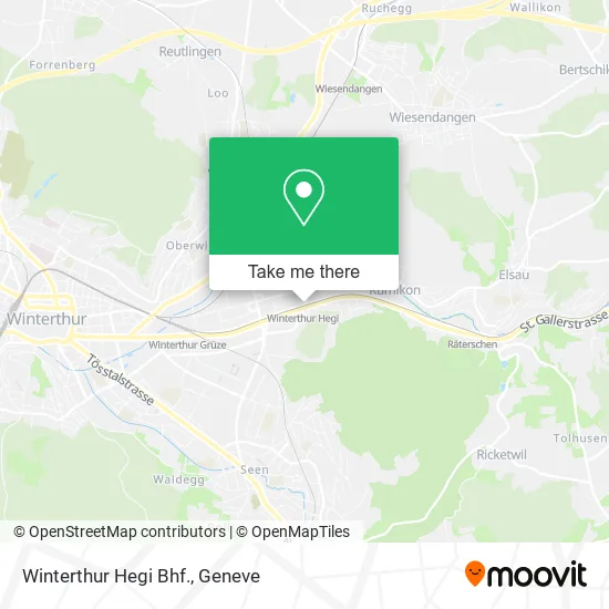 Winterthur Hegi Bhf. map