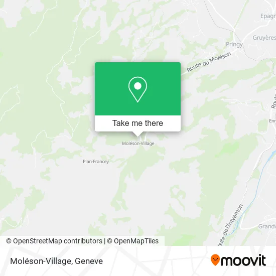 Moléson-Village map